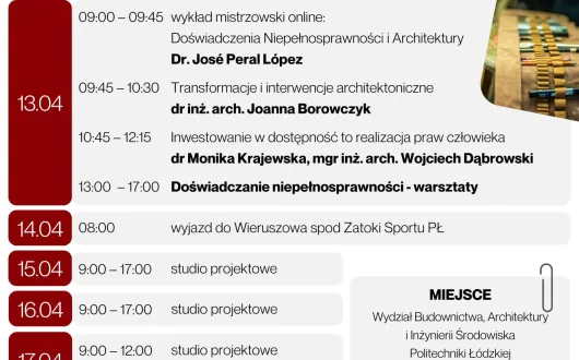 plakat warsztaty RCPS_13-17.04