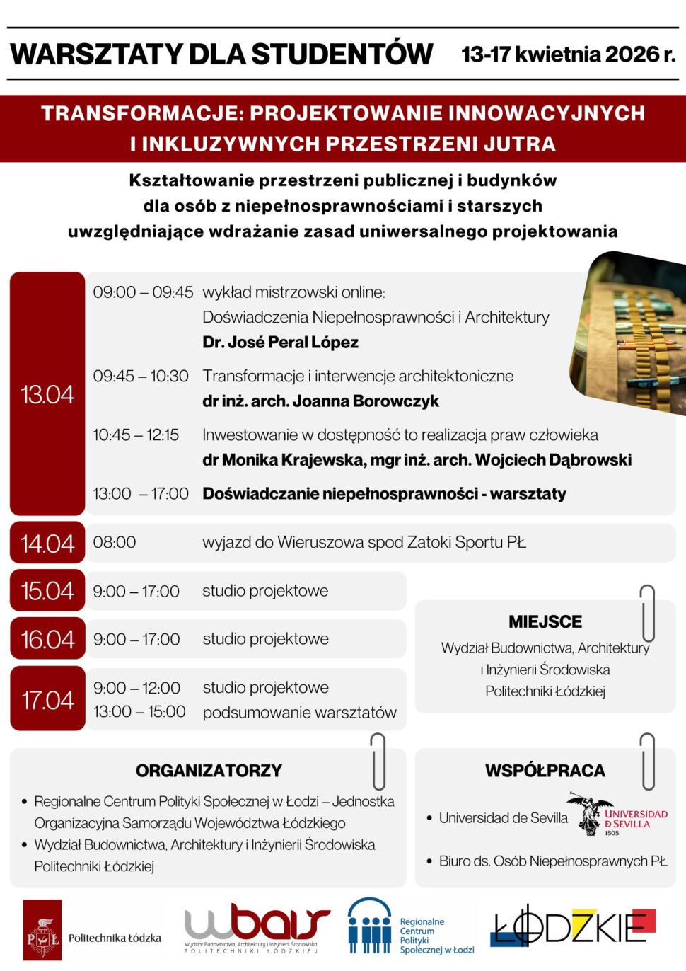 plakat warsztaty RCPS_13-17.04